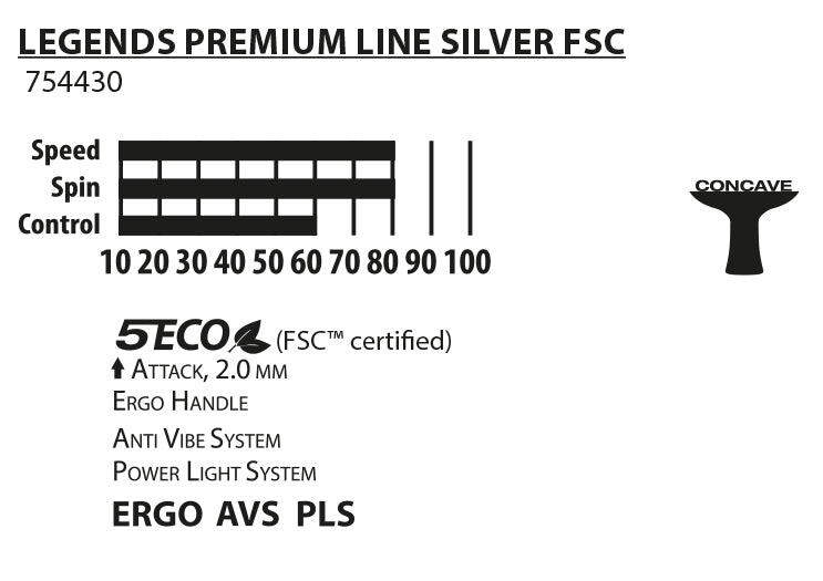 Donic Schildkröt Tischtennisschläger Legends Silver, Premium Line inkl. Hülle