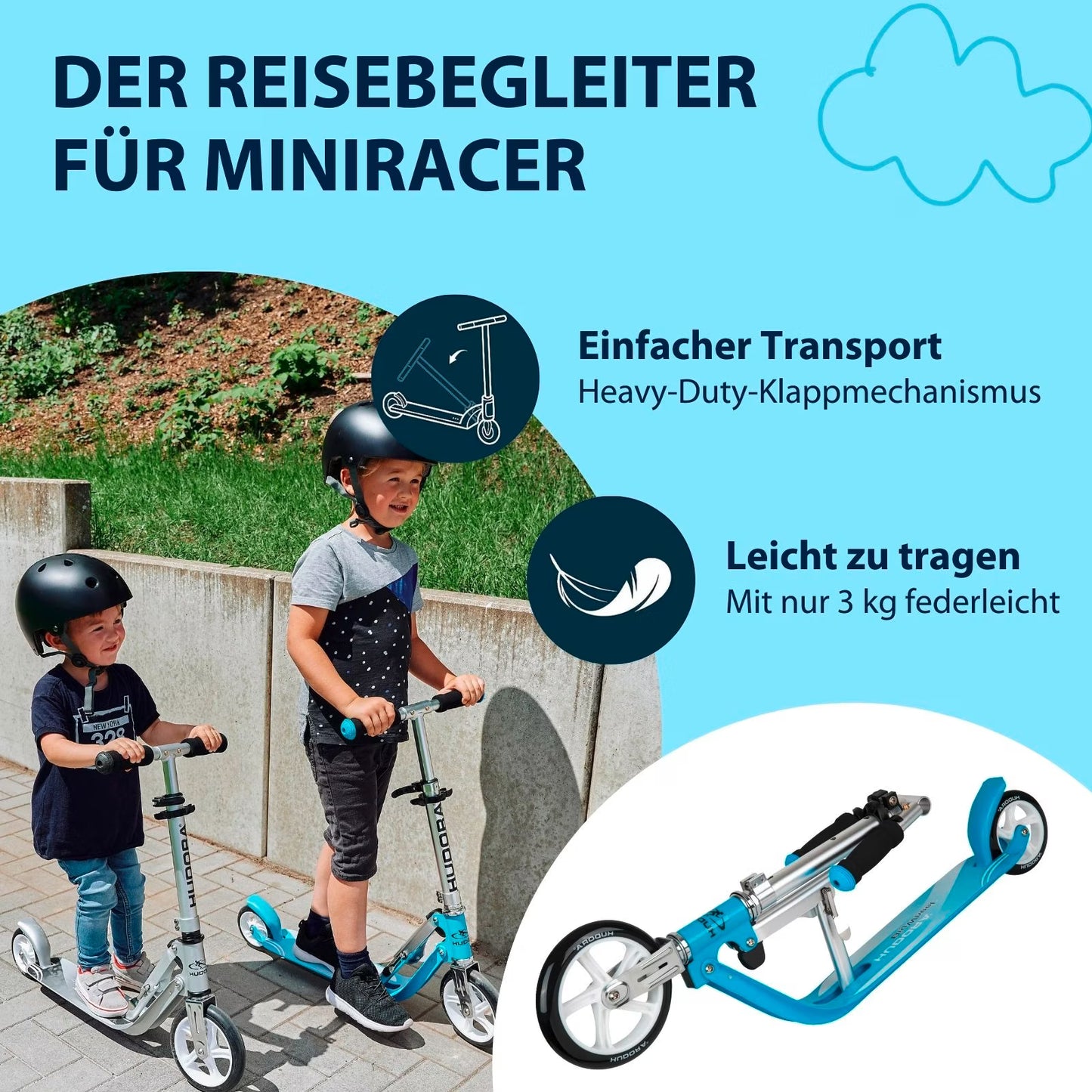 HUDORA Little BigWheel, Scooter (B-Ware)