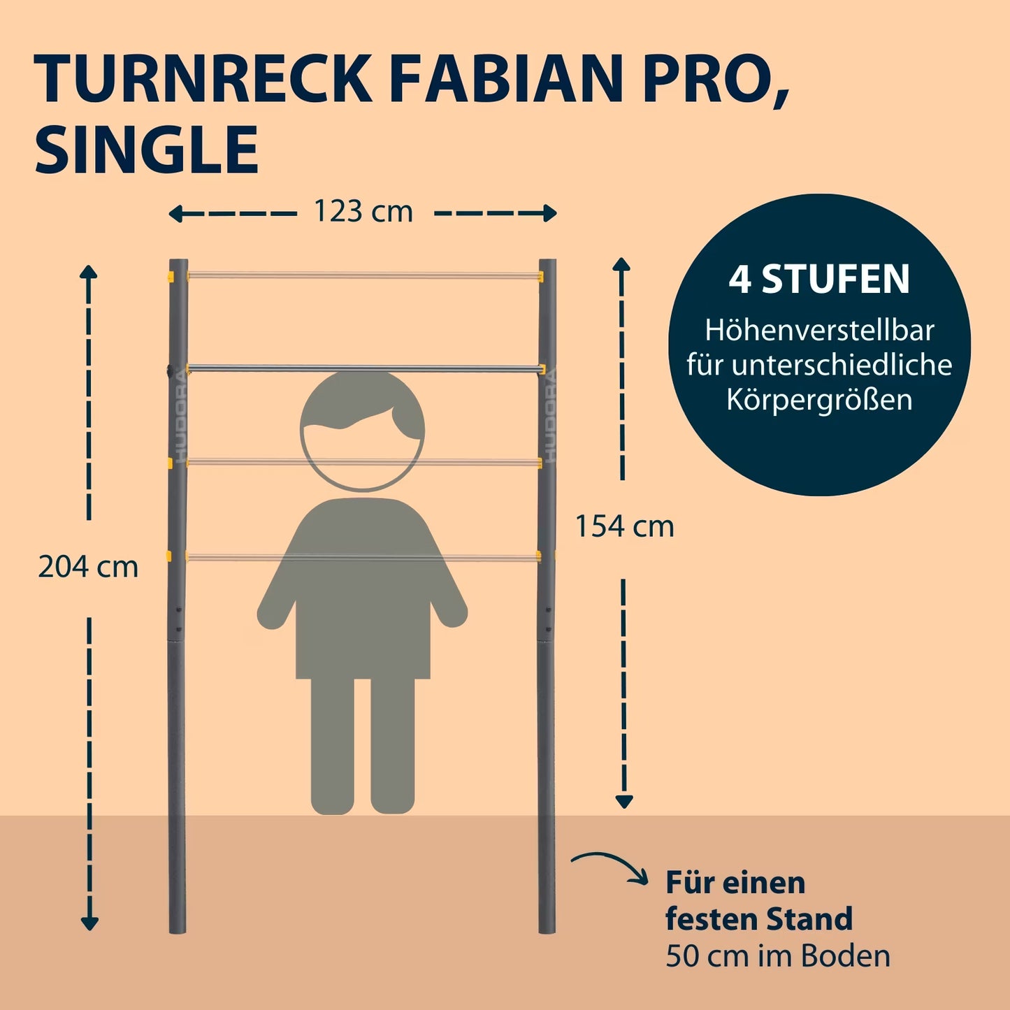 HUDORA Turnreck Fabian Pro Single (B-Ware)