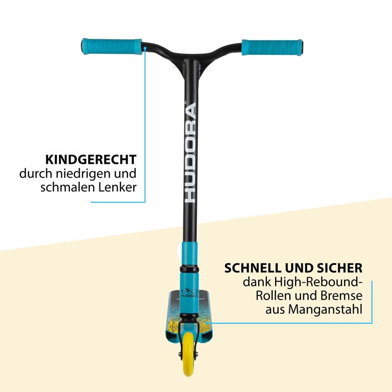 HUDORA Stunt Scooter Kids, hellblau