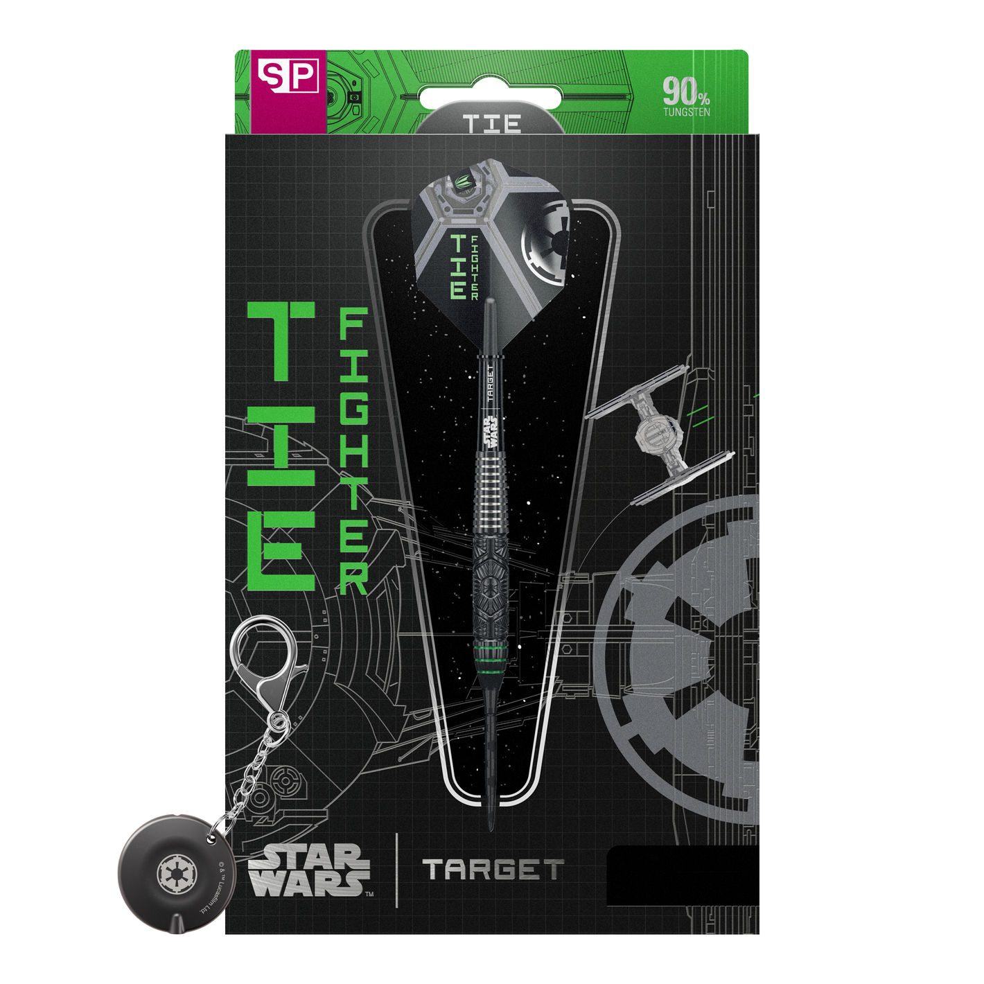 Target Star Wars Tie Fighter Swiss Point Steeldarts