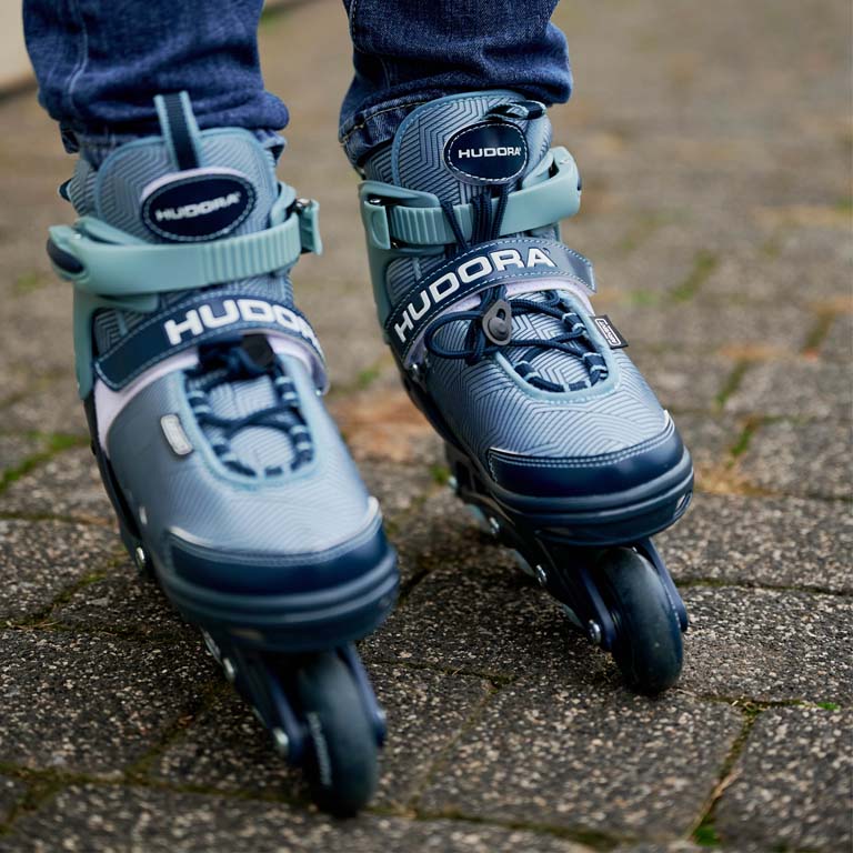 HUDORA Inline Skates, Leon 2.0, ocean, Gr. 29-40