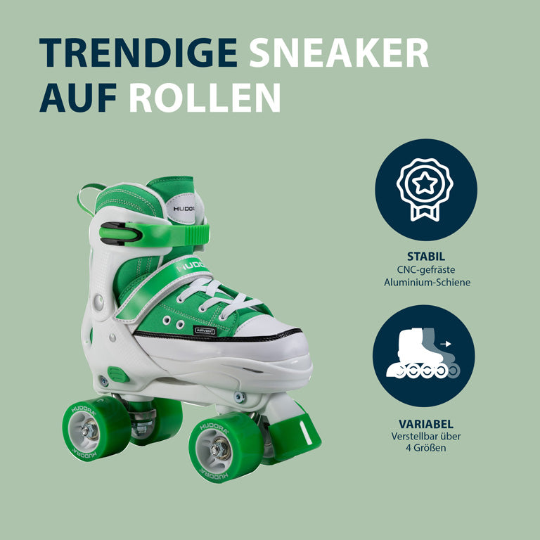 HUDORA Rollschuh Sneaker, grass Gr. 28-39