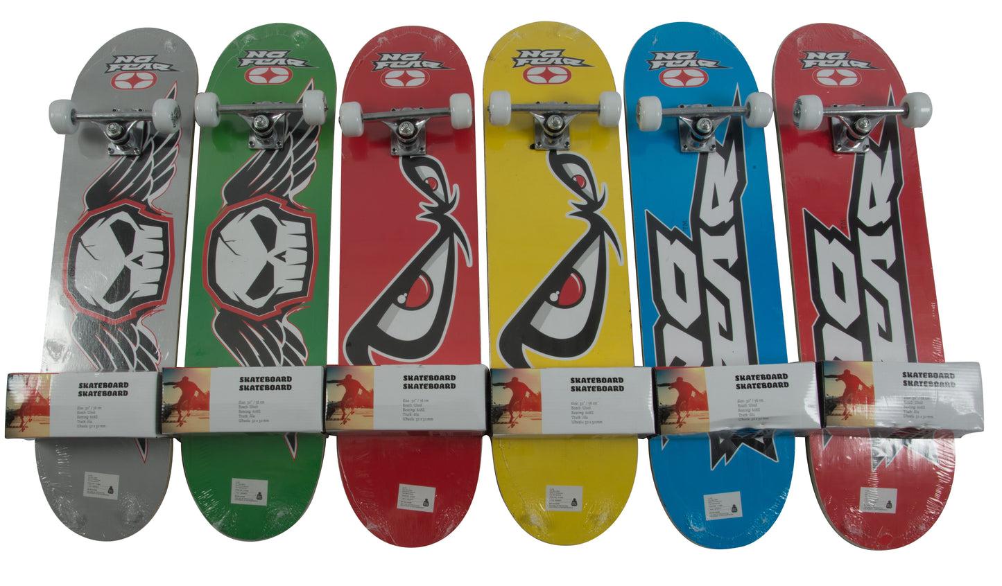 Skateboard von NO FEAR, groß, verschiedene Farben