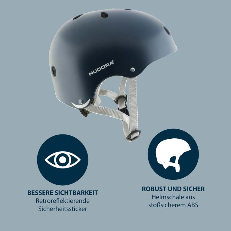 HUDORA Skaterhelm, midnight