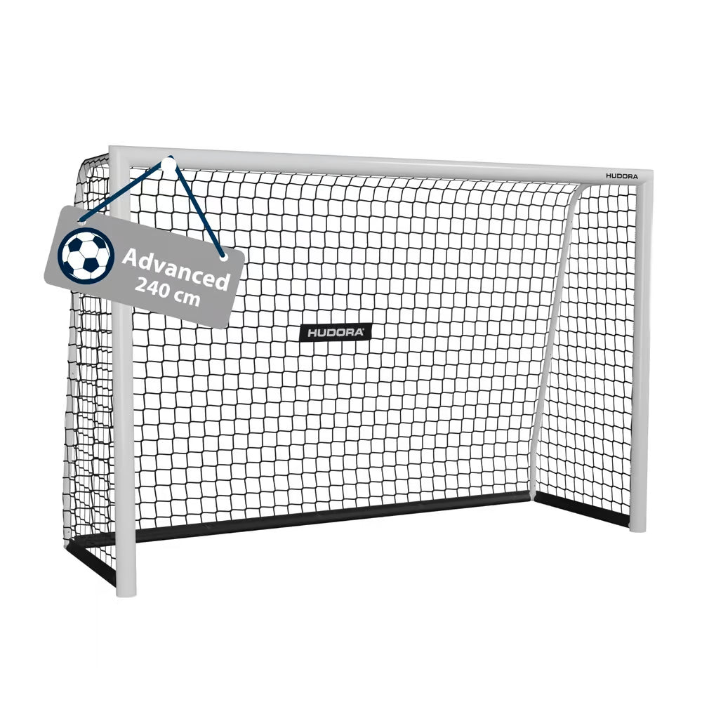 HUDORA Fußballtor Advanced White, verschiedene Größen (B-Ware)