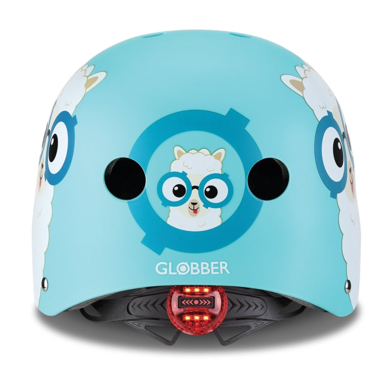Globber Kinderhelm Elite Lights Poolblau - Gr. XS/S (48-53 cm)