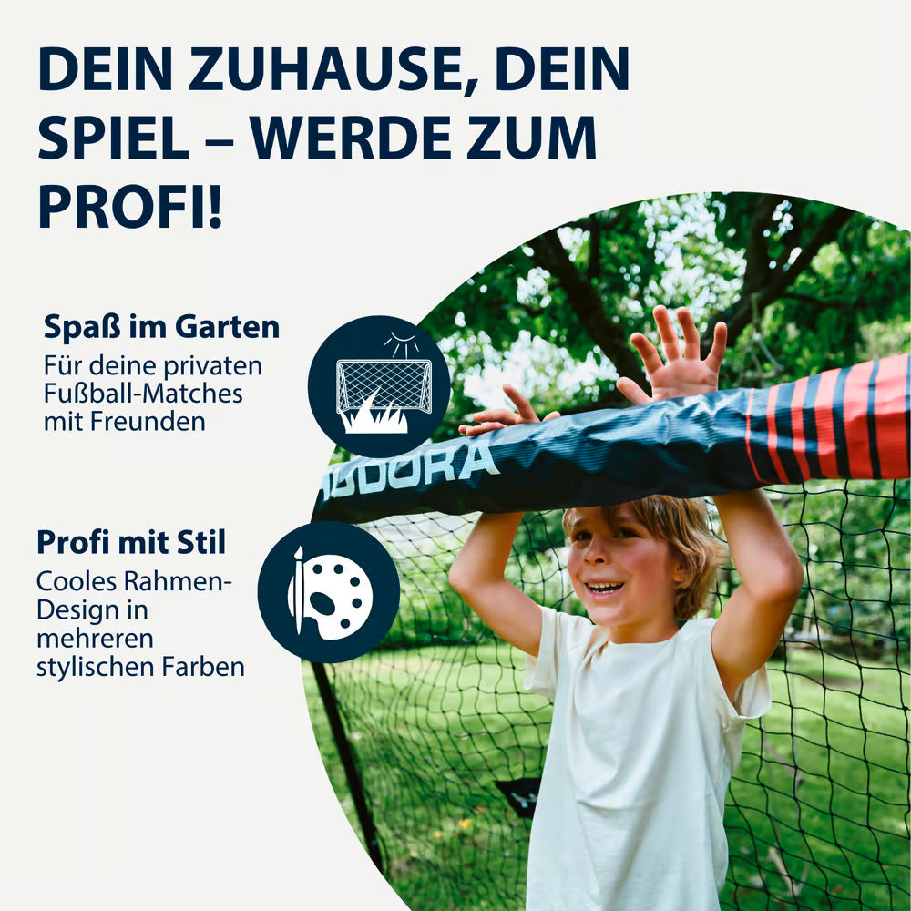 HUDORA Fußballtor Pro Tect Advanced White, verschiedene Größen (B-Ware)