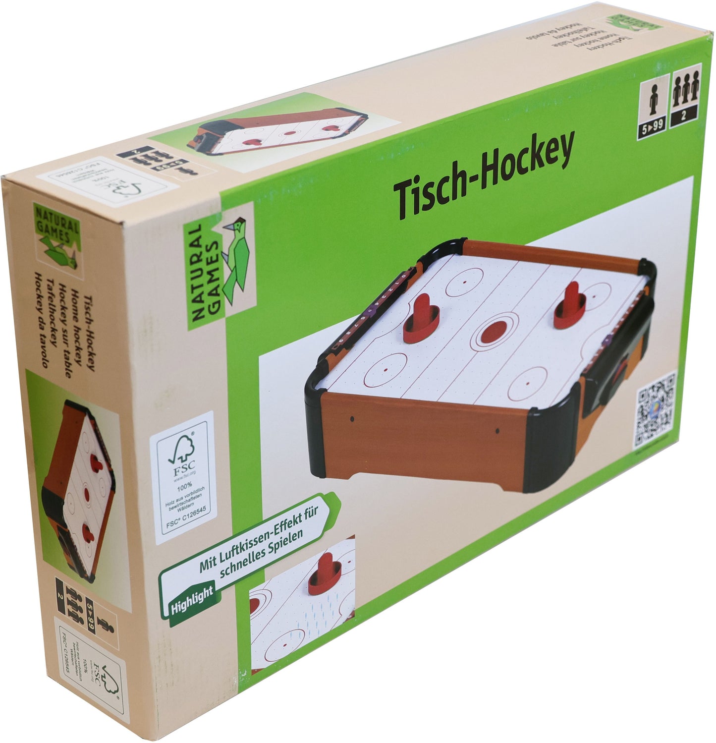 Tisch-Hockey-Spiel, 51 x 31 x 9,5 cm