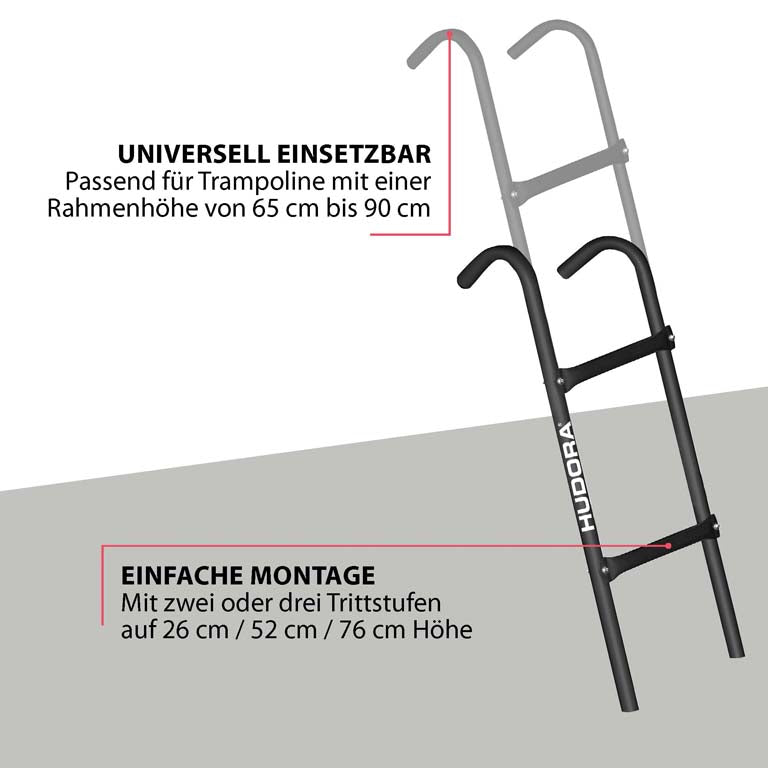 HUDORA Leiter für Gartentrampoline