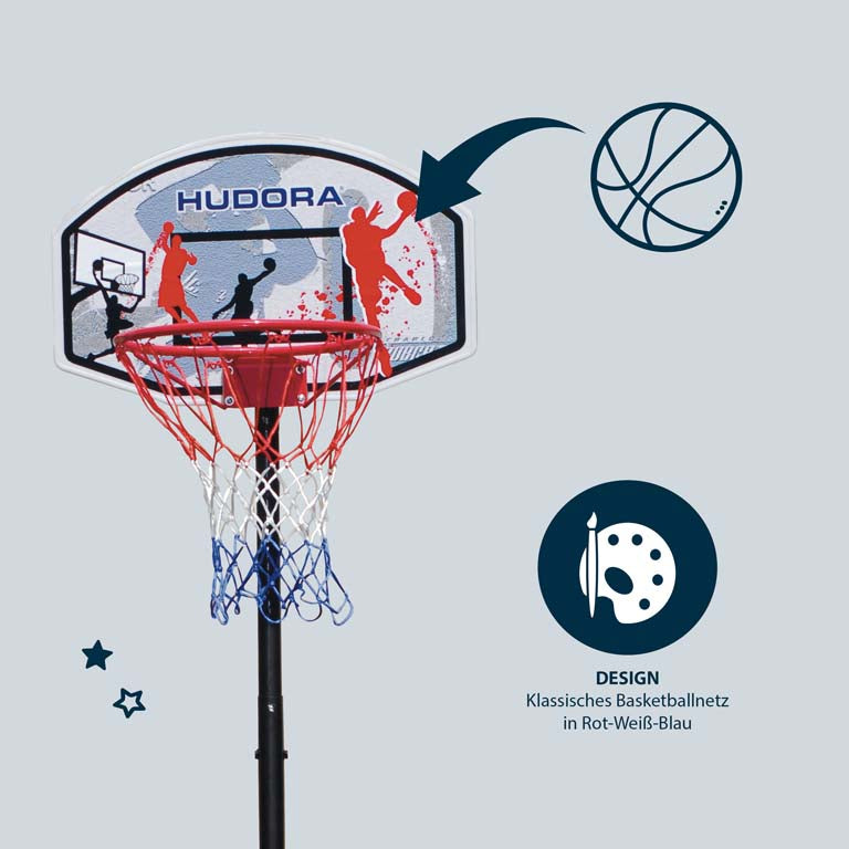Support de basket HUDORA All Stars 205 