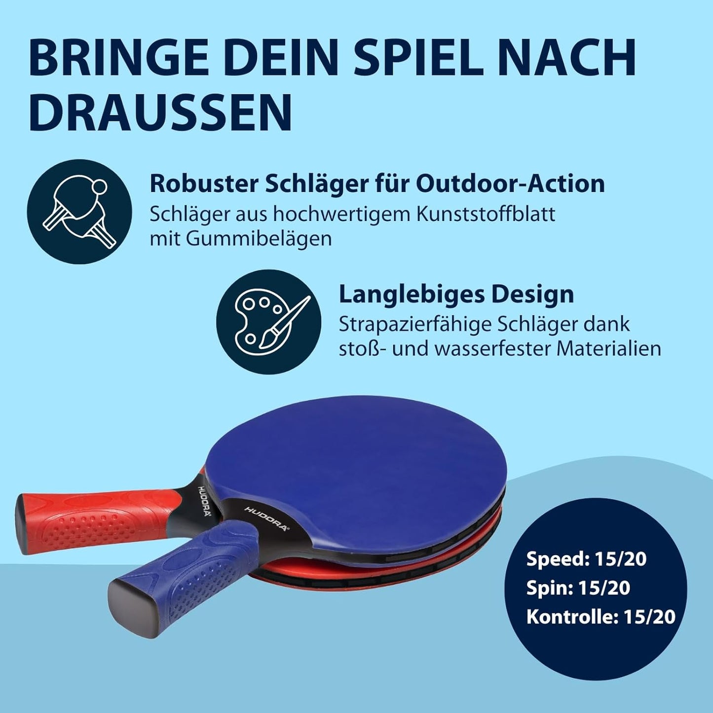 Hudora Tischtennis-Set Outdoor