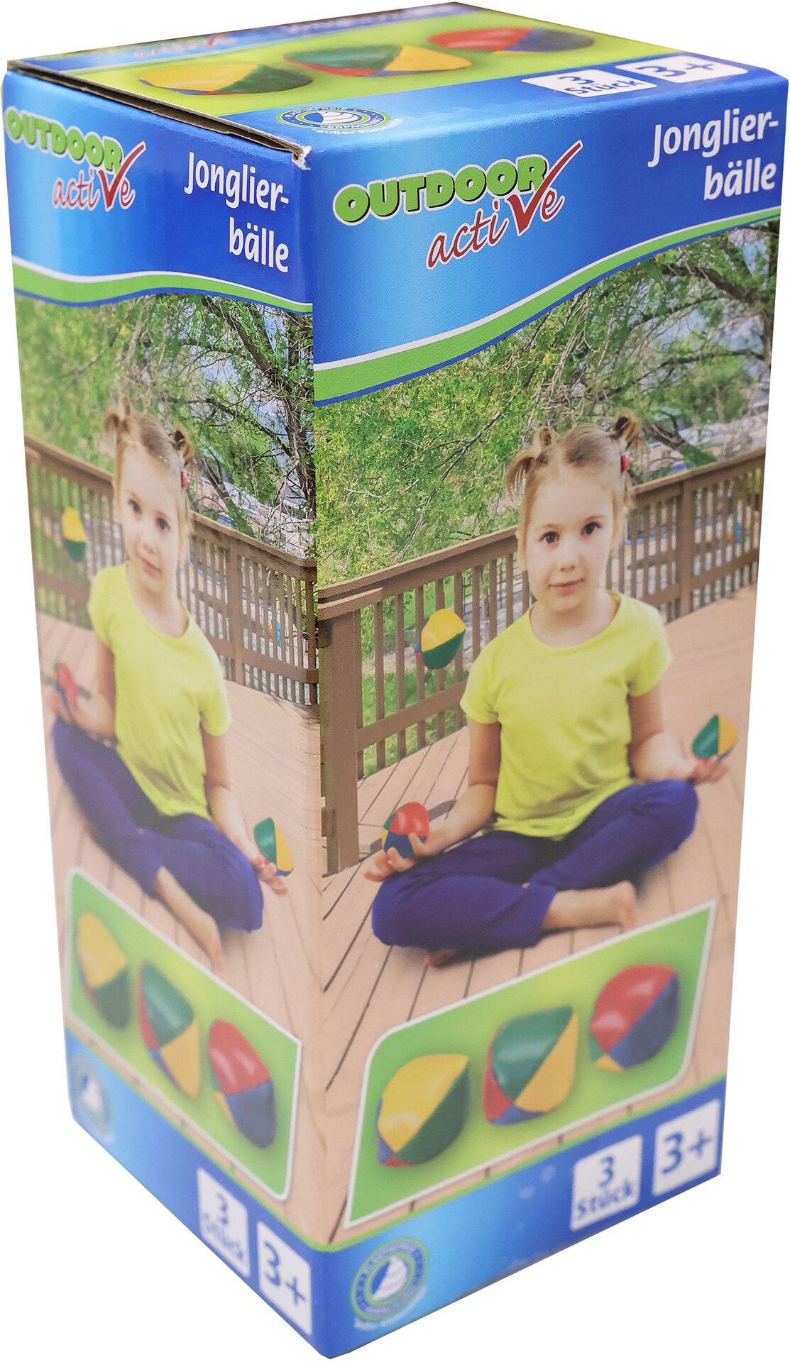 Balles de jonglage 6,5 cm, 3 pièces de Outdoor active 