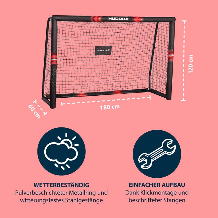 HUDORA Fußballtor Pro Tect, verschiedene Größen