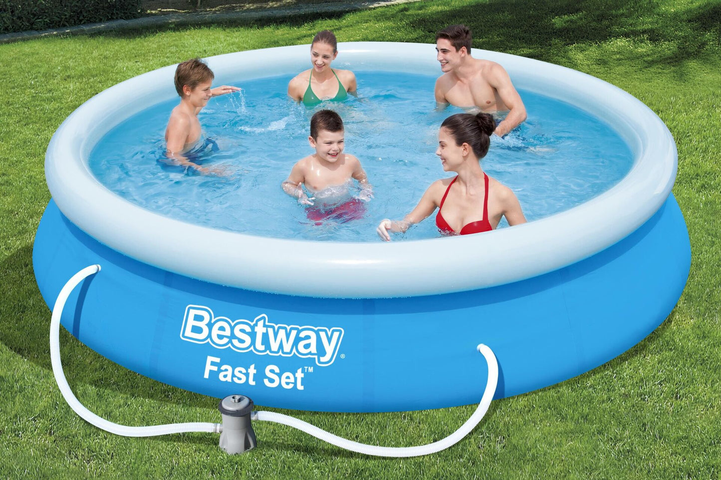 Ensemble de piscine ronde Fast Set 366 x 76 cm