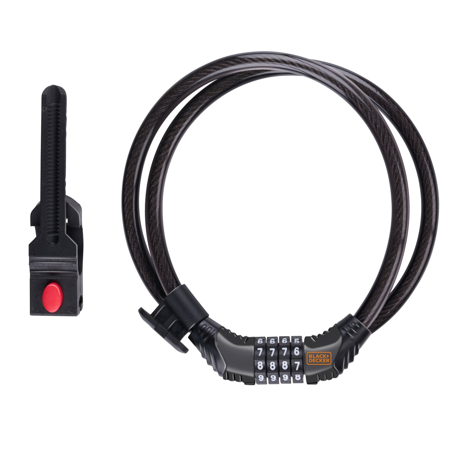 Antivol à combinaison pour vélo Black+Decker, 90 cm