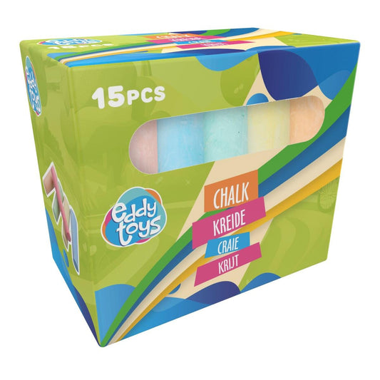 Straßenkreide von EDDY TOYS  15 Stück