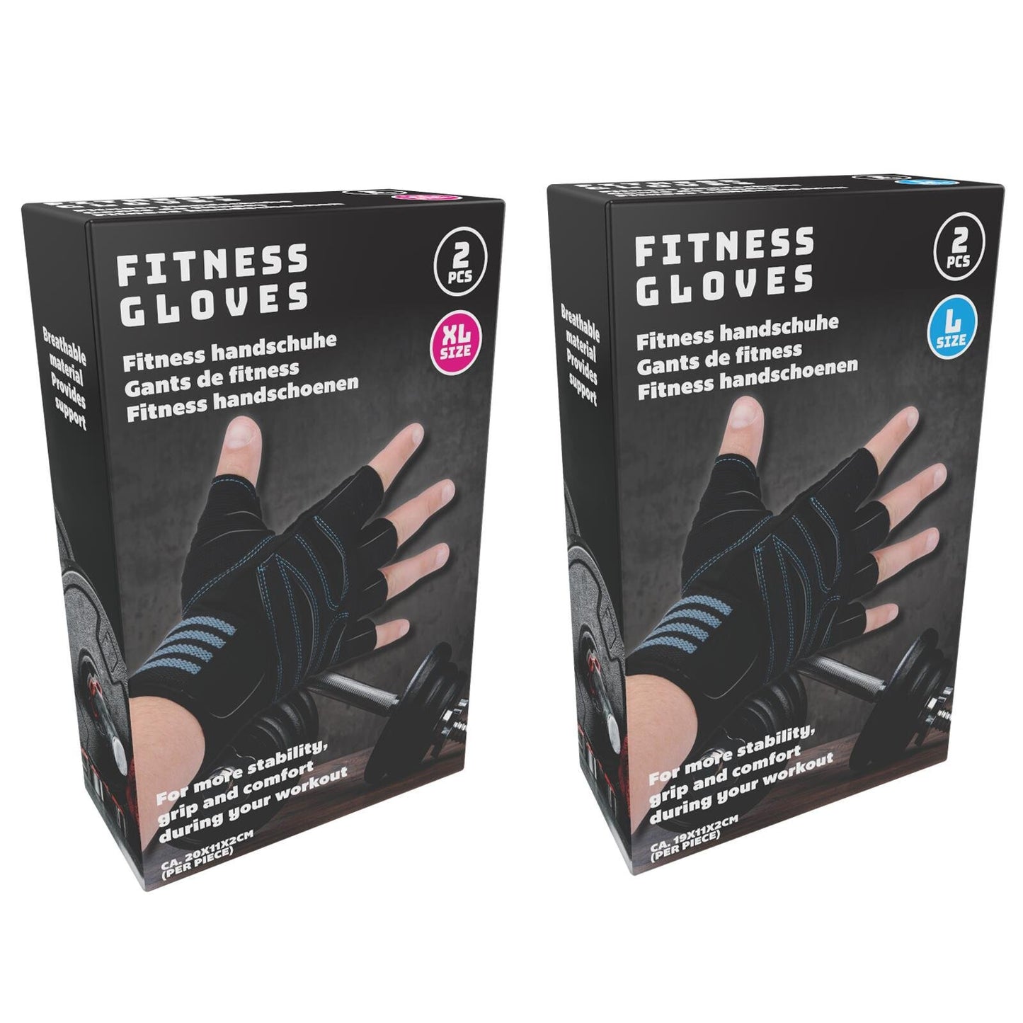 Fitnesshandschuhe - Fitness Glocve, verschieden Größen
