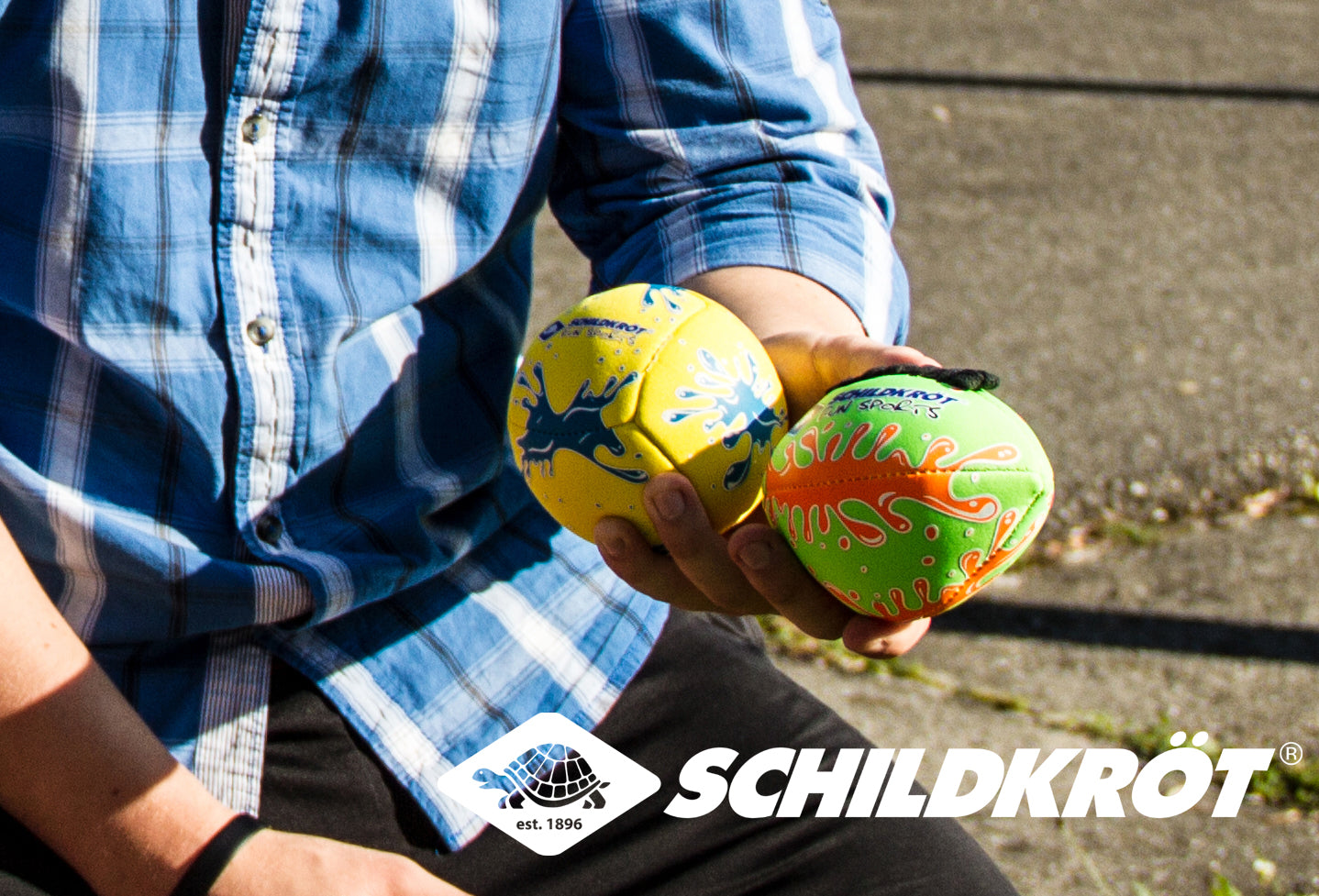 Schildkröt Mini-Ball Duo-Pack (Splash-Design)