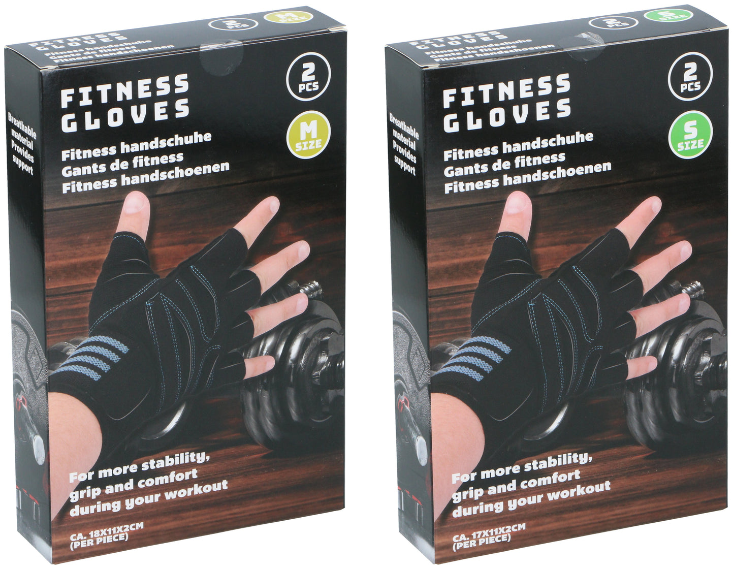 Fitnesshandschuhe - Fitness Glocve, verschieden Größen