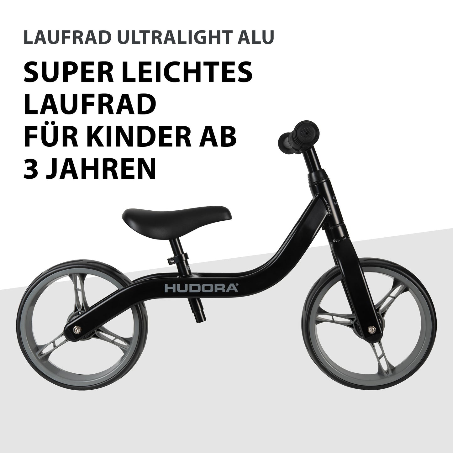 HUDORA Laufrad Ultralight Alu, schwarz
