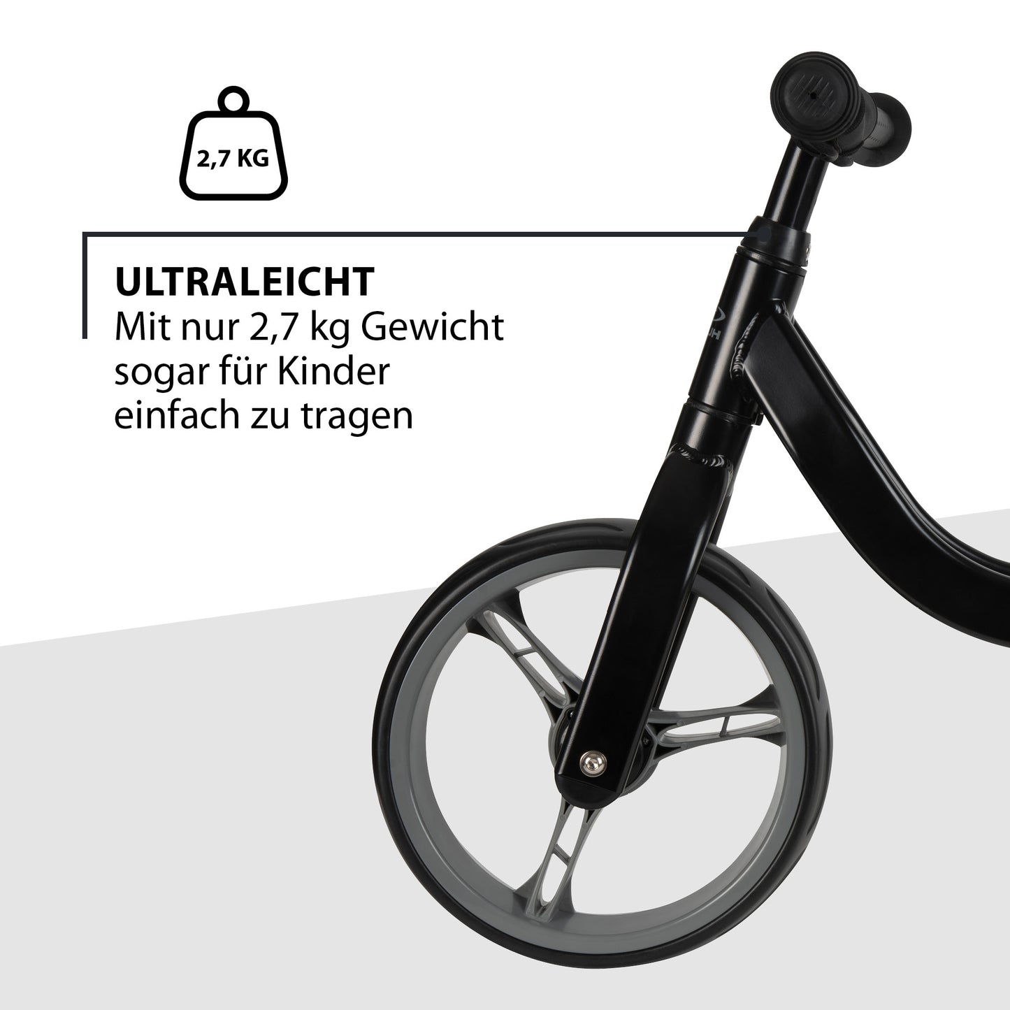 HUDORA Laufrad Ultralight Alu, schwarz