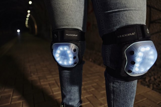 HUDORA Protektoren LED, schwarz