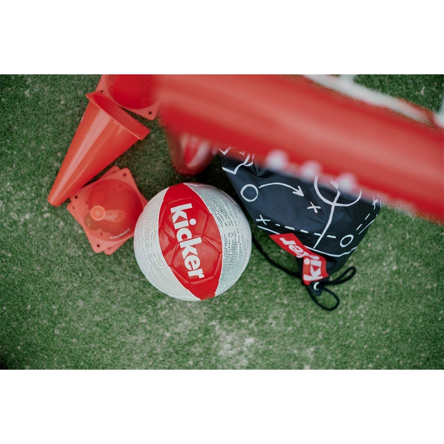 Coffret de football HUDORA - Édition Kicker, plan de match et stade