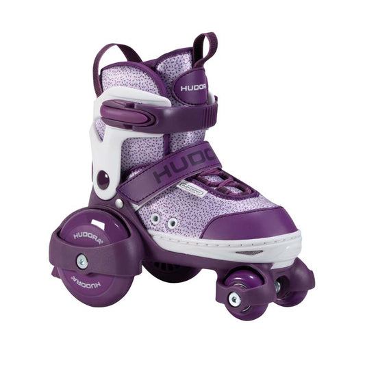 HUDORA Rollschuh My First Quad, lavender, Gr. 26-33