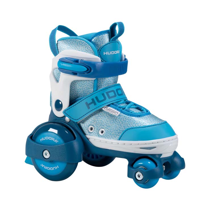 HUDORA Rollschuh My First Quad, cyan, Gr. 26-33