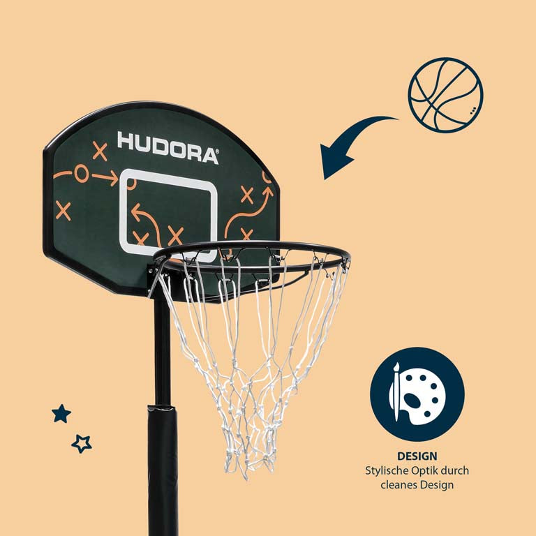 HUDORA Basketball Stand Playoff 205 