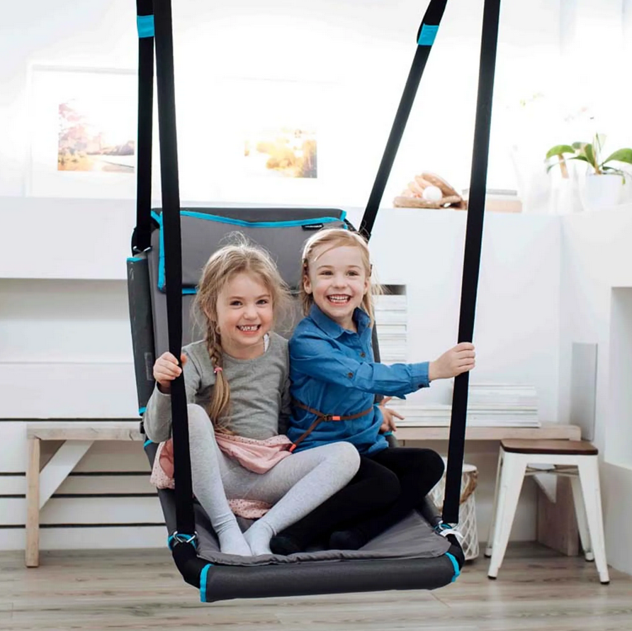HUDORA Nestschaukel Hollywood, anthrazit/türkis