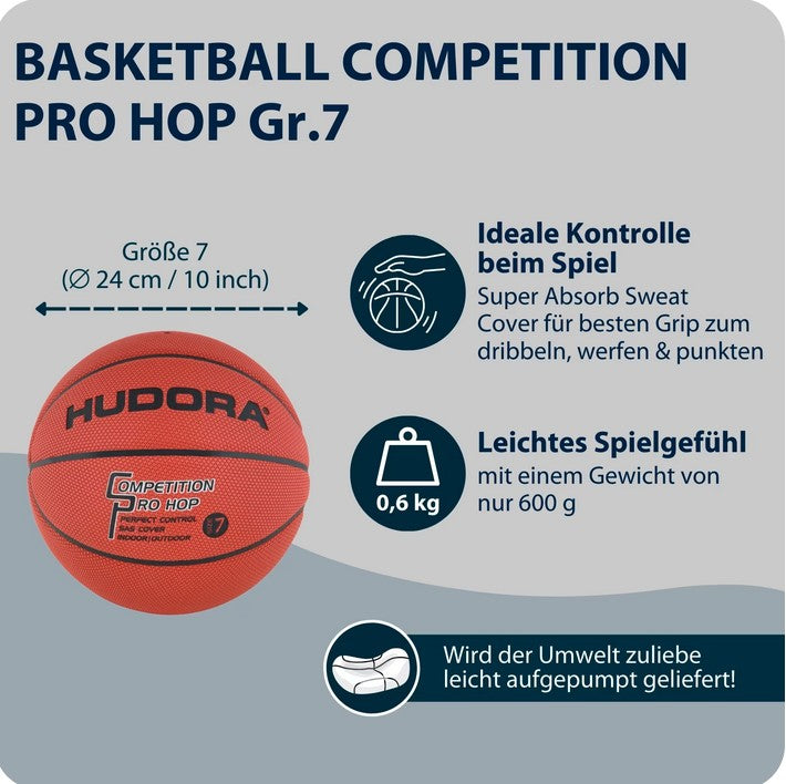 HUDORA Basketball Competition Pro Hop, Gr. 7