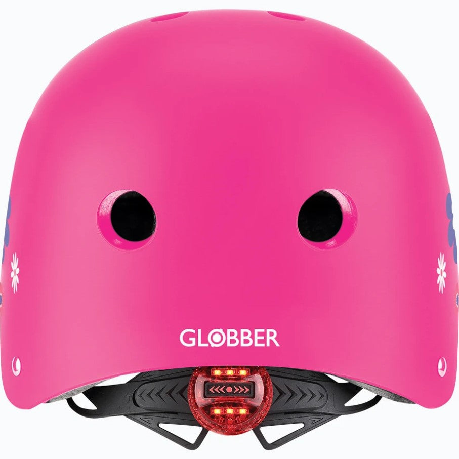 Globber Kinderhelm Elite Lights Tiefrosa - Gr. XS/S (48-53 cm)