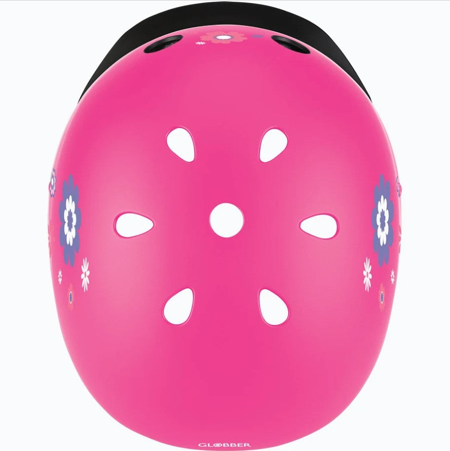 Globber Kinderhelm Elite Lights Tiefrosa - Gr. XS/S (48-53 cm)