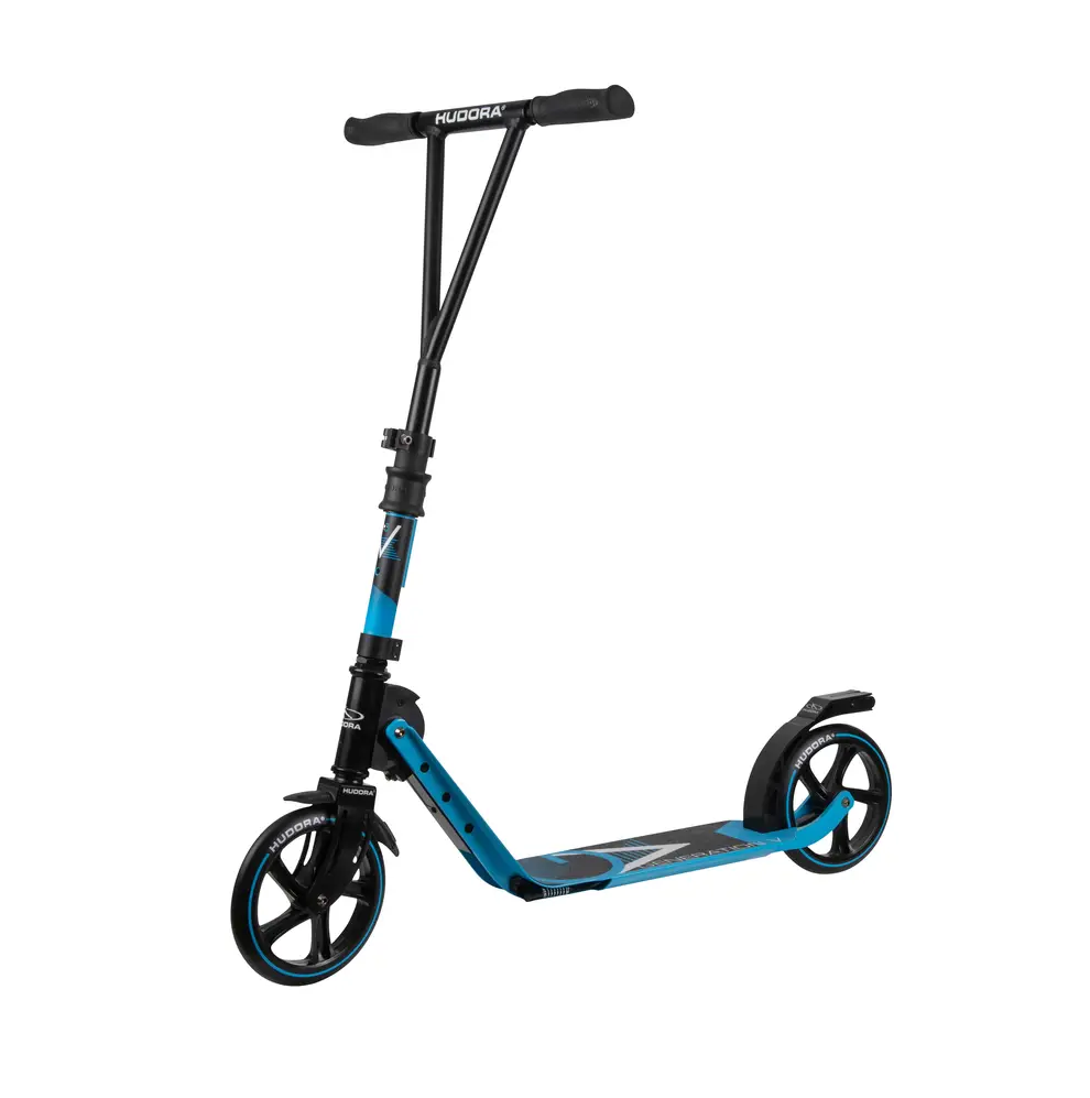 HUDORA BigWheel Generation V 205 Scooter, hellblau für Jugendliche & Erwachsene