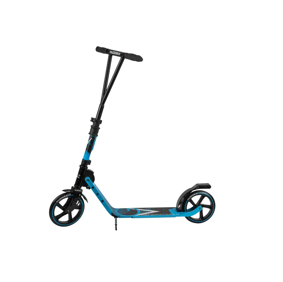 HUDORA BigWheel Generation V 205 Scooter, hellblau für Jugendliche & Erwachsene