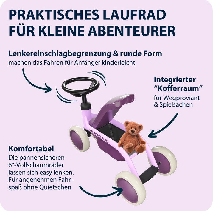 HUDORA Laufrad Steppy 6" - verschiedene Farben