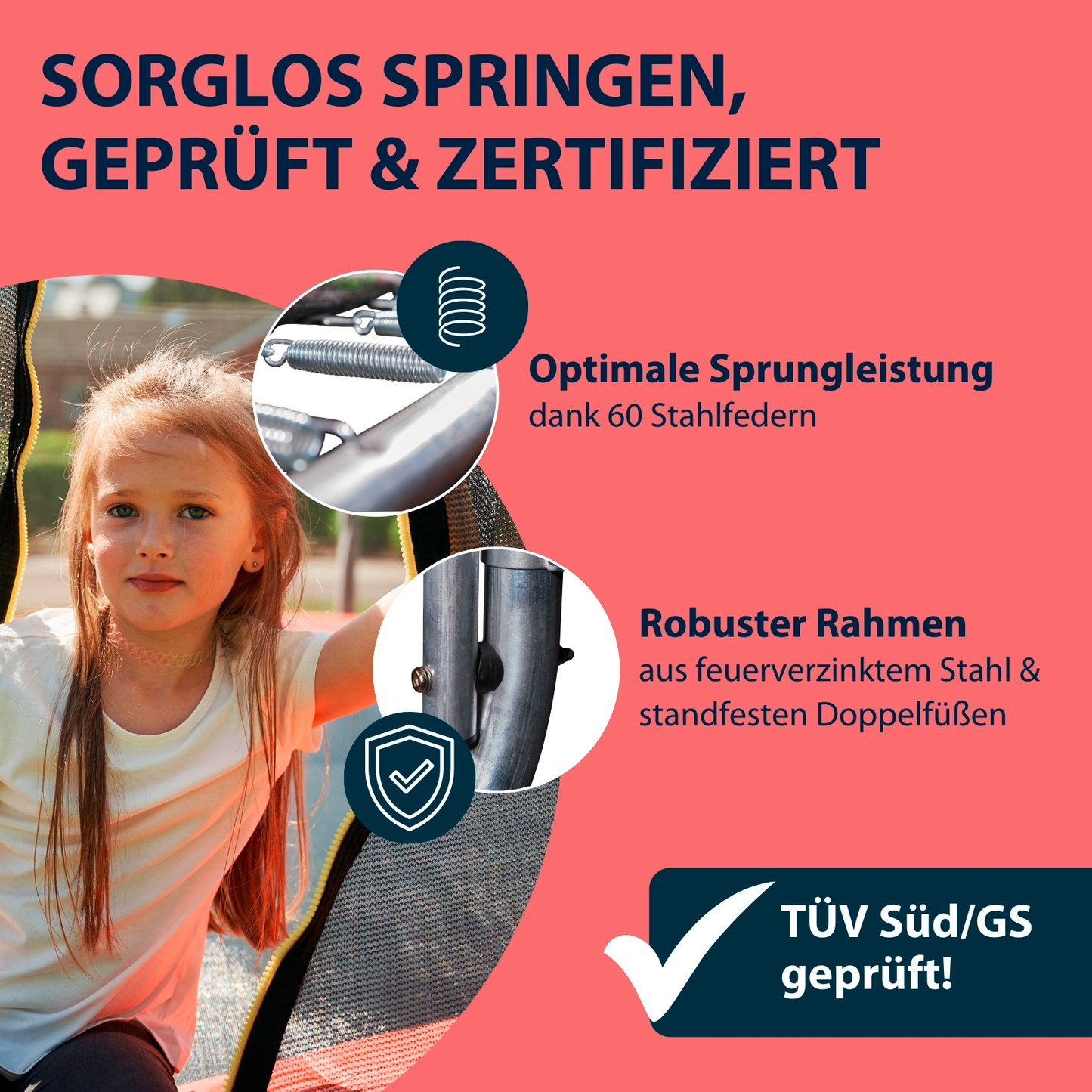 HUDORA Trampolin Fantastic 300V (B-Ware)