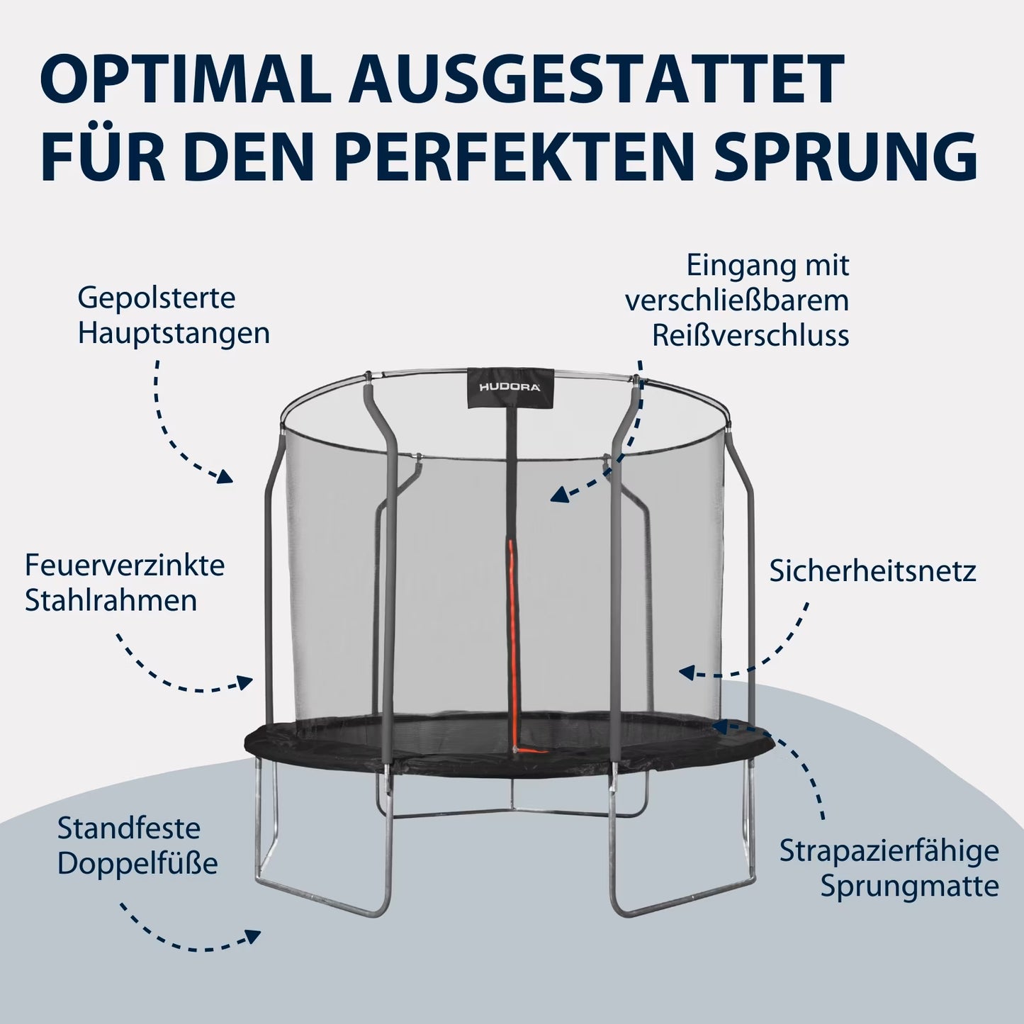 HUDORA First Trampolin 300V (B-Ware)