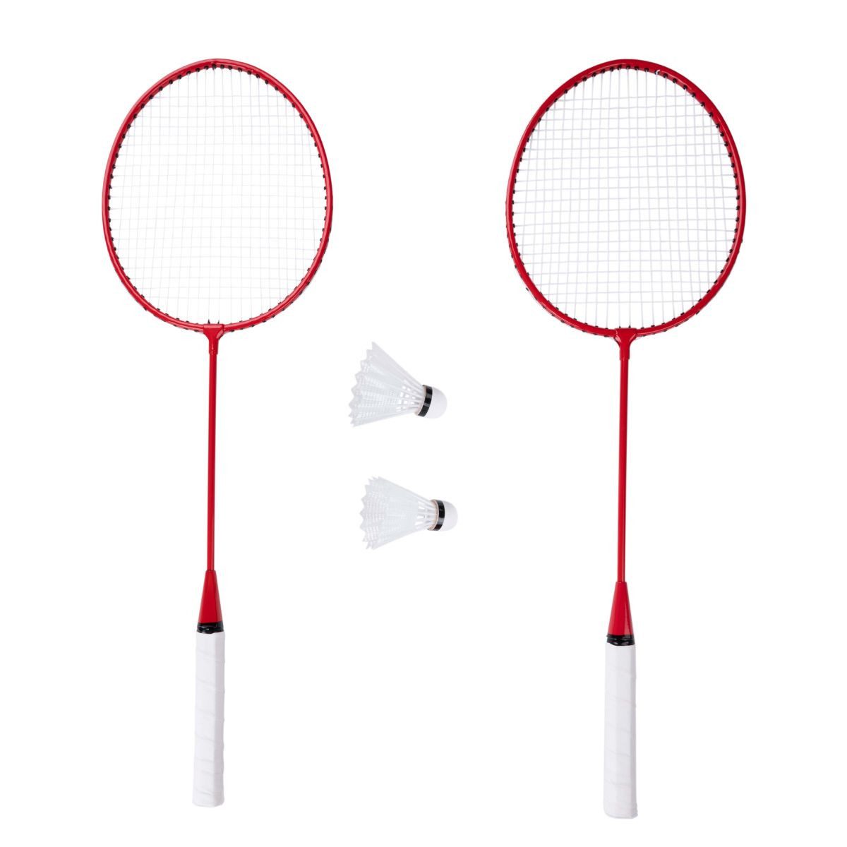 DONNAY Badmintonset, Netz, Schlägern, Federbälle im Tragekoffer