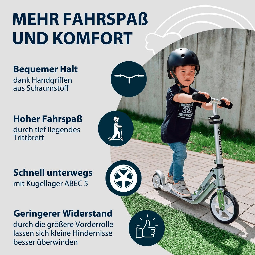 HUDORA Little BigWheel, Scooter silber "Exklusiv Edition"