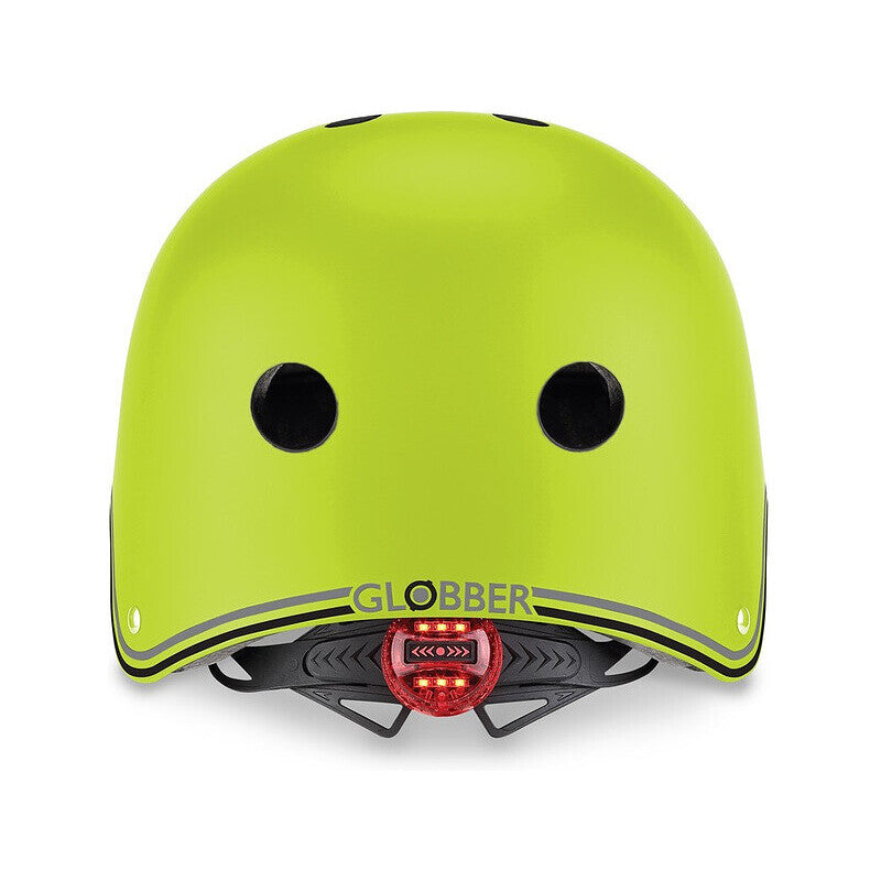 Globber - Kinderhelm Junior Primo Lights in Lime Green Gr. XS / S (48-53 cm)