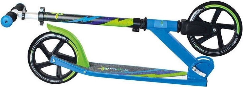 muuwmi Aluminium Scooter grün - blau - schwarz 205 mm (B-Ware)