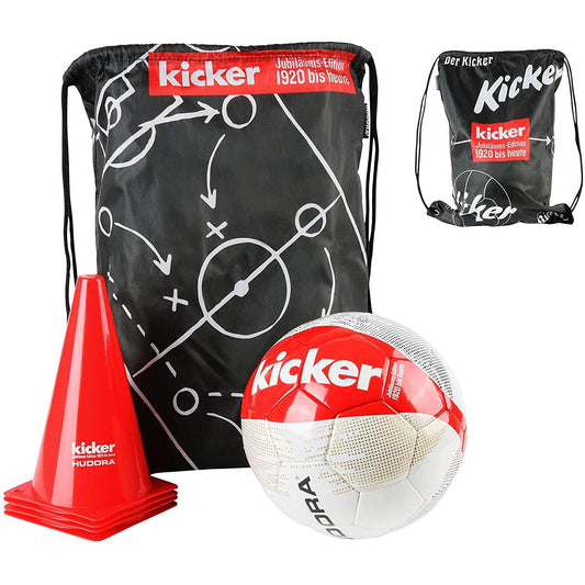HUDORA Fußball-Set - Kicker Edition, Matchplan und Stadion